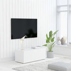Tv-meubel 80x34x30 cm spaanplaat wit