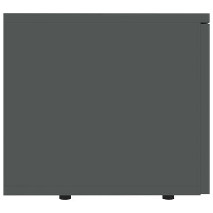 Tv-meubel 80x34x30 cm spaanplaat zwart Zwart