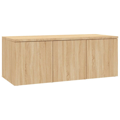 Tv-meubel 80x34x30 cm spaanplaat sonoma eikenkleurig Sonoma eiken