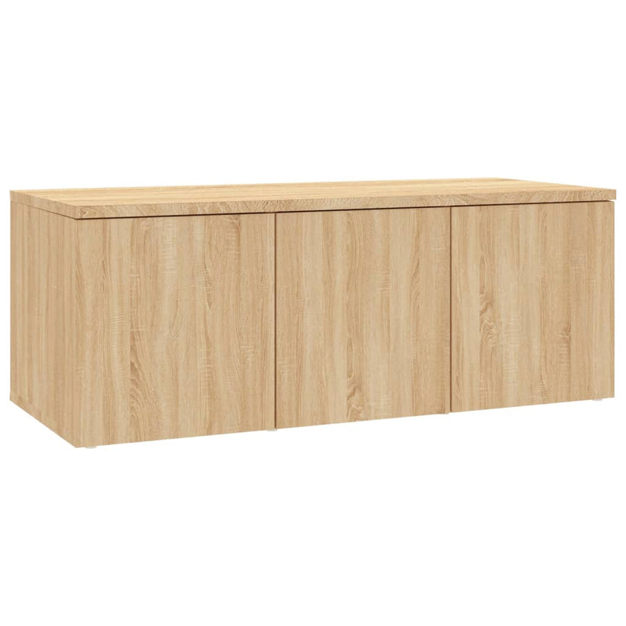 Tv-meubel 80x34x30 cm spaanplaat sonoma eikenkleurig Sonoma eiken