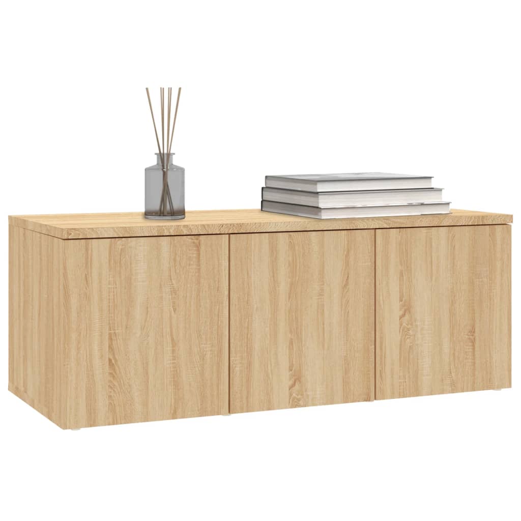 Tv-meubel 80x34x30 cm spaanplaat sonoma eikenkleurig Sonoma eiken