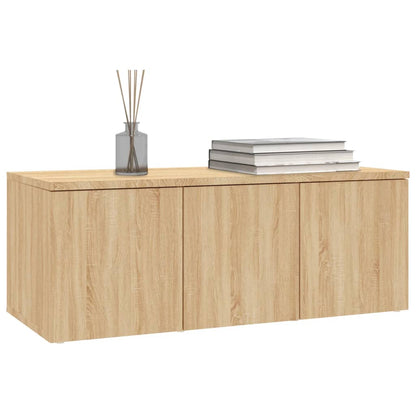 Tv-meubel 80x34x30 cm spaanplaat sonoma eikenkleurig Sonoma eiken