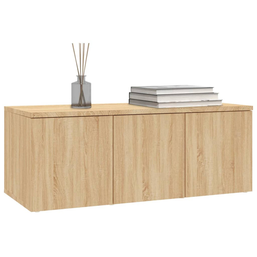Tv-meubel 80x34x30 cm spaanplaat sonoma eikenkleurig Sonoma eiken
