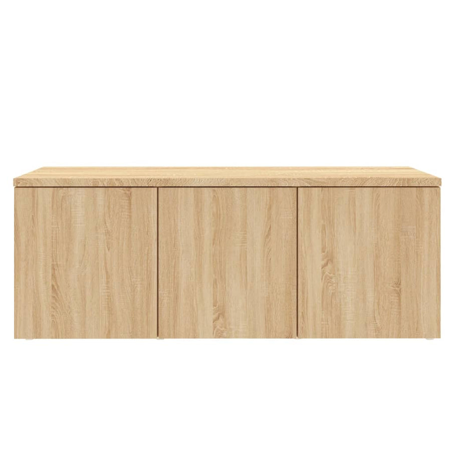 Tv-meubel 80x34x30 cm spaanplaat sonoma eikenkleurig Sonoma eiken