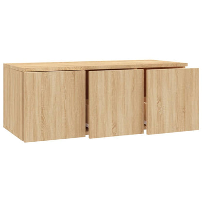 Tv-meubel 80x34x30 cm spaanplaat sonoma eikenkleurig Sonoma eiken