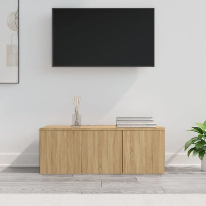 Tv-meubel 80x34x30 cm spaanplaat sonoma eikenkleurig Sonoma eiken