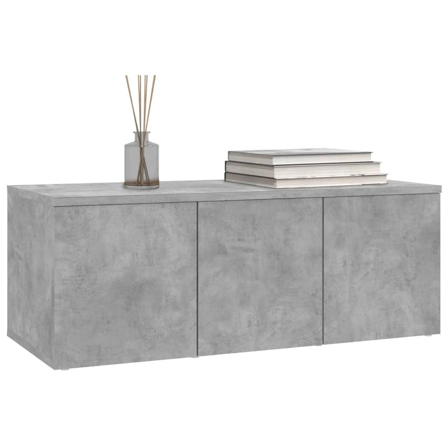 Tv-meubel 80x34x30 cm spaanplaat betongrijs Betongrijs