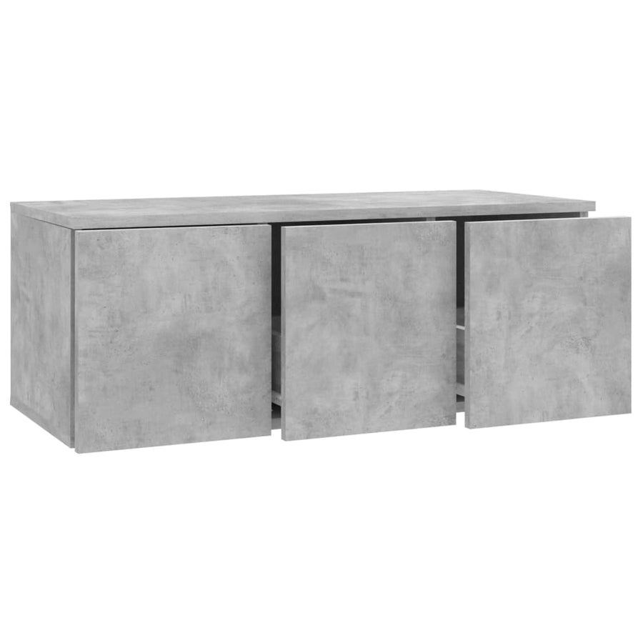 Tv-meubel 80x34x30 cm spaanplaat betongrijs Betongrijs