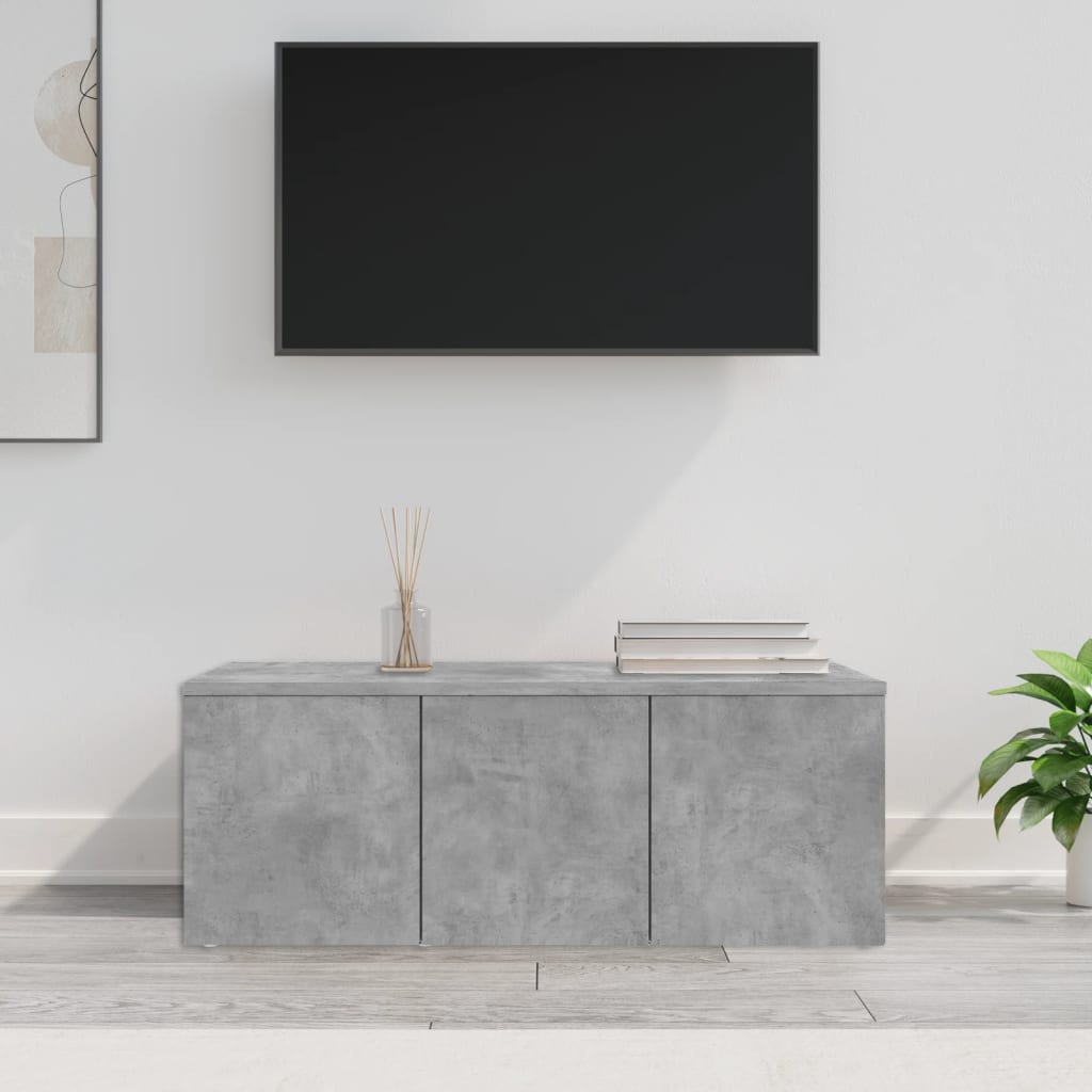 Tv-meubel 80x34x30 cm spaanplaat betongrijs Betongrijs