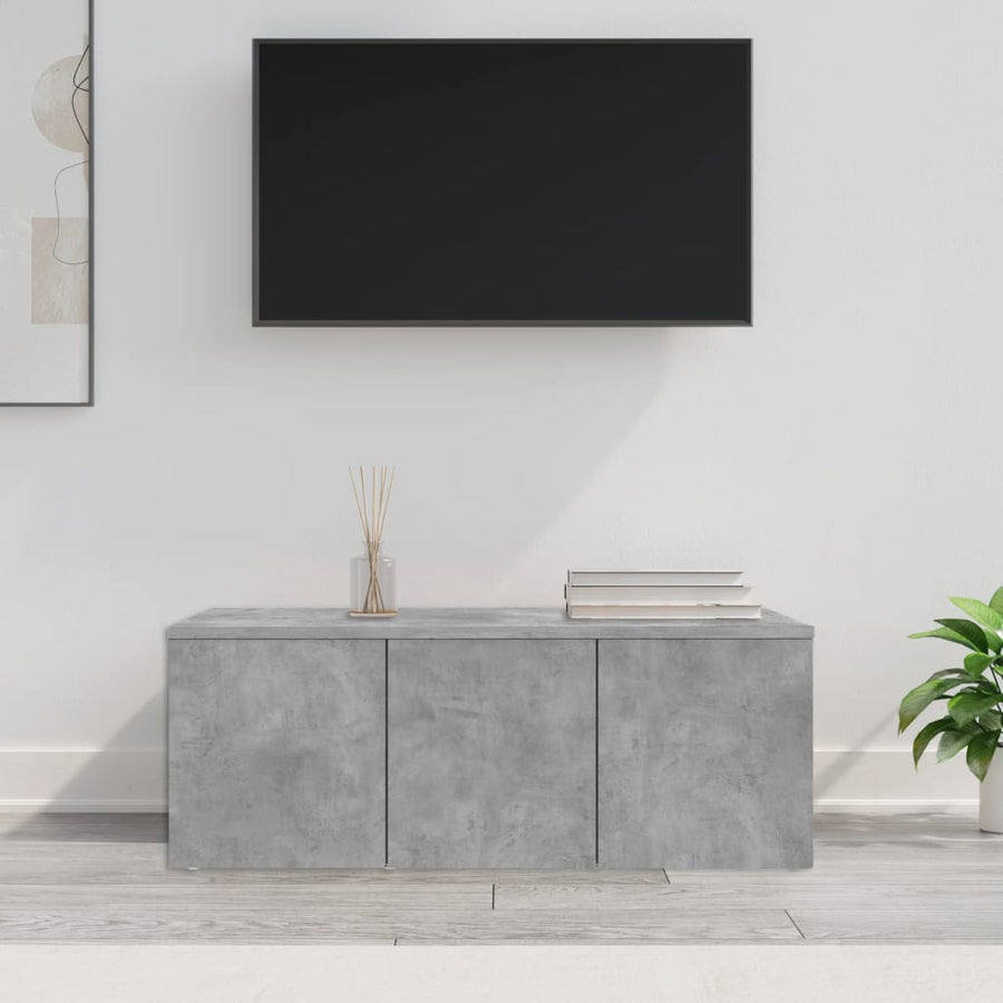 Tv-meubel 80x34x30 cm spaanplaat betongrijs Betongrijs