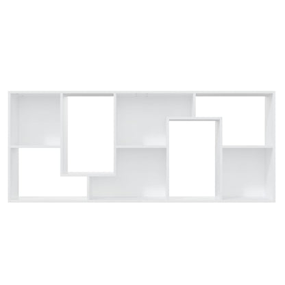 Boekenkast 67X24X6 Cm Bewerkt Hout Wit