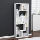Boekenkast 67x24x161 cm wit bewerkt hout