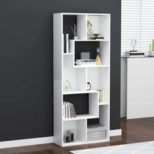 Boekenkast 67X24X6 Cm Bewerkt Hout Wit