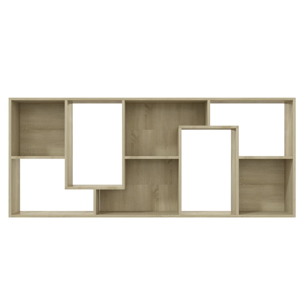 Boekenkast 67X24X6 Cm Spaanplaat Kleurig Sonoma eiken
