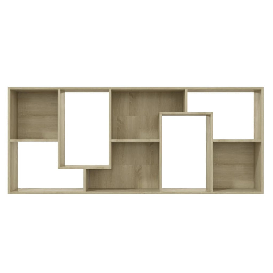Boekenkast 67X24X6 Cm Spaanplaat Kleurig Sonoma eiken