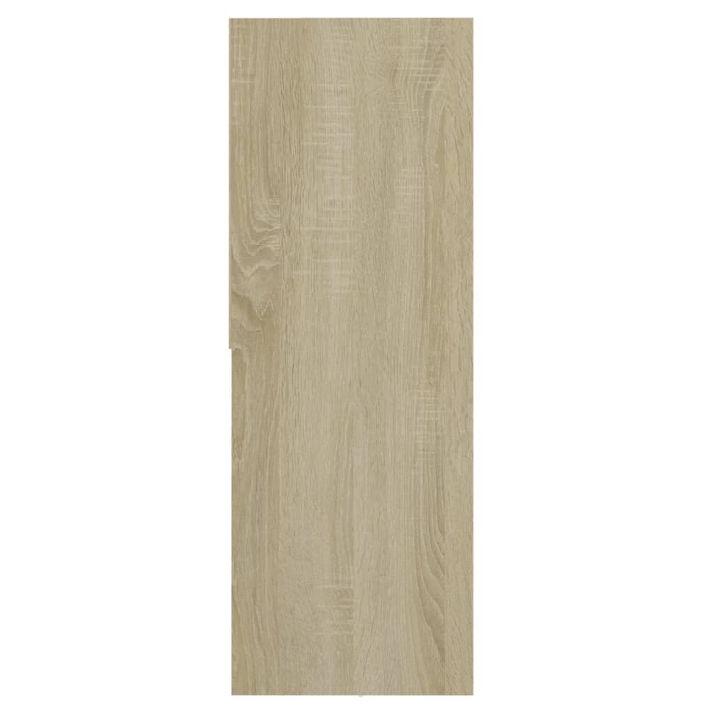 Boekenkast 67X24X6 Cm Spaanplaat Kleurig Sonoma eiken