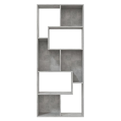 Boekenkast 67X24X6 Cm Spaanplaat Betongrijs