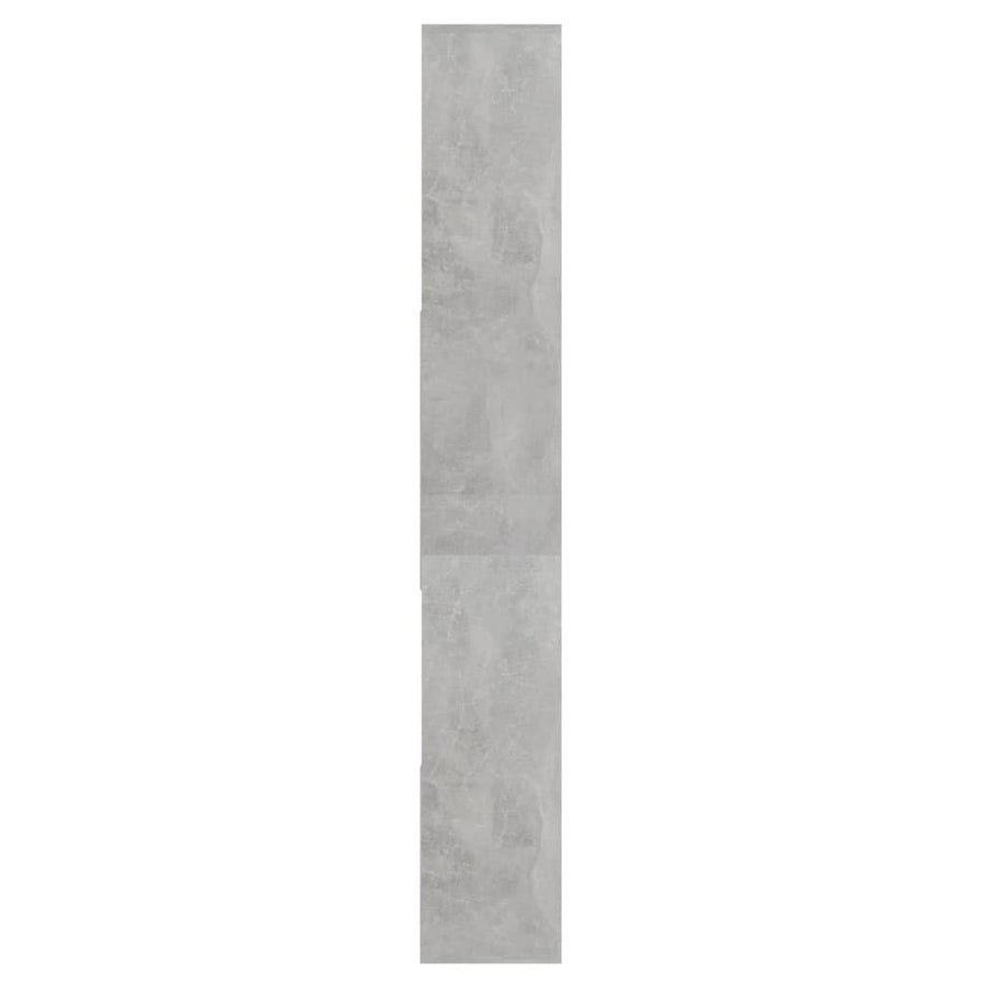 Boekenkast 67X24X6 Cm Spaanplaat Betongrijs
