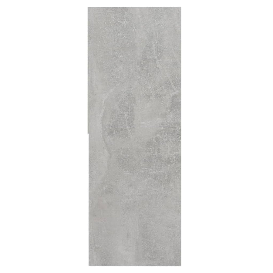 Boekenkast 67X24X6 Cm Spaanplaat Betongrijs