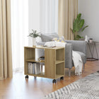 Side table 70x35x55 cm treated wood Sonoma oak colour
