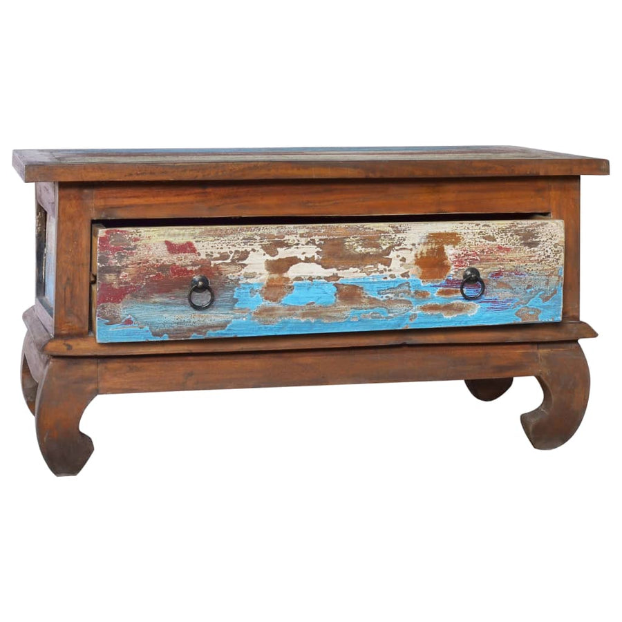 Salontafel 80X50X40 Cm Gerecycled Teakhout