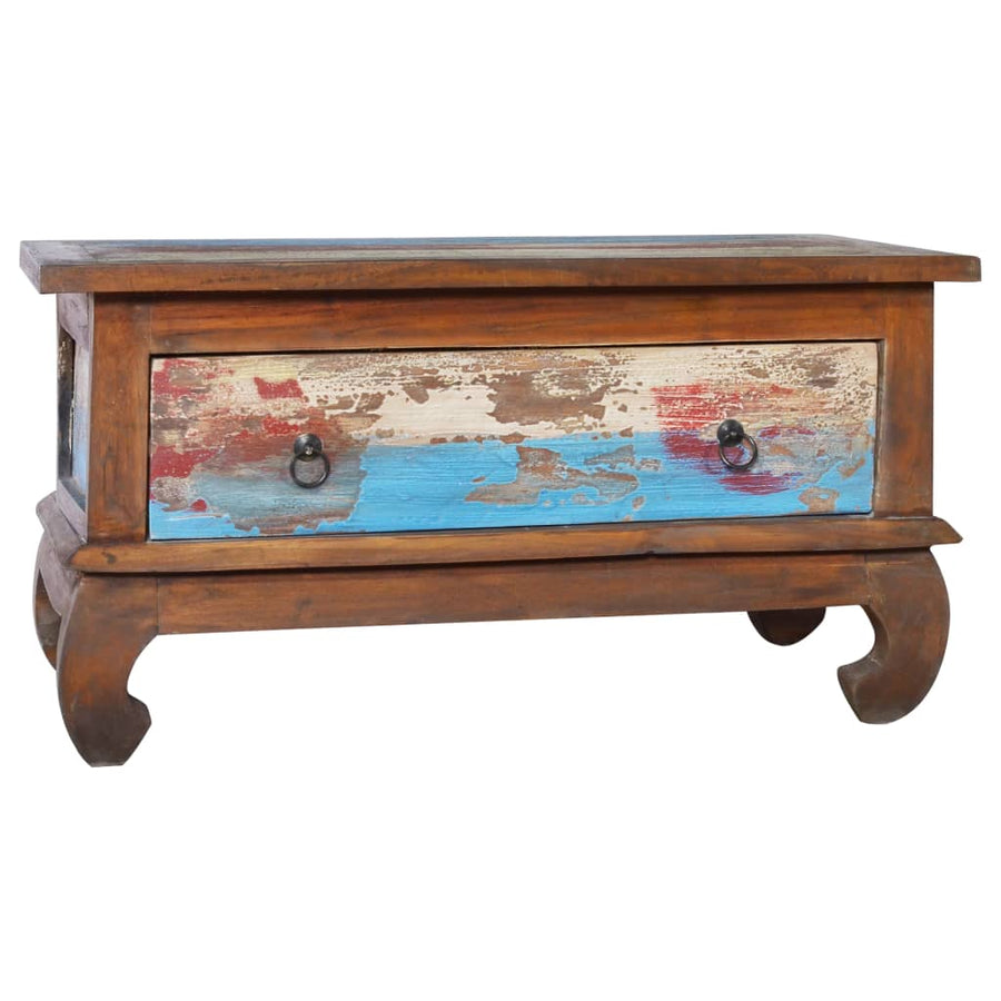 Salontafel 80X50X40 Cm Gerecycled Teakhout
