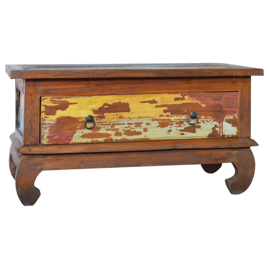 Salontafel 80X50X40 Cm Gerecycled Teakhout
