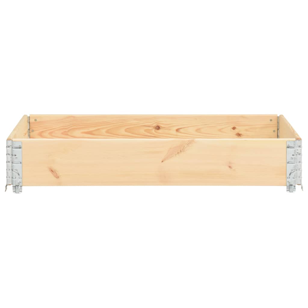 Palletopzetrand Massief Grenenhout 1