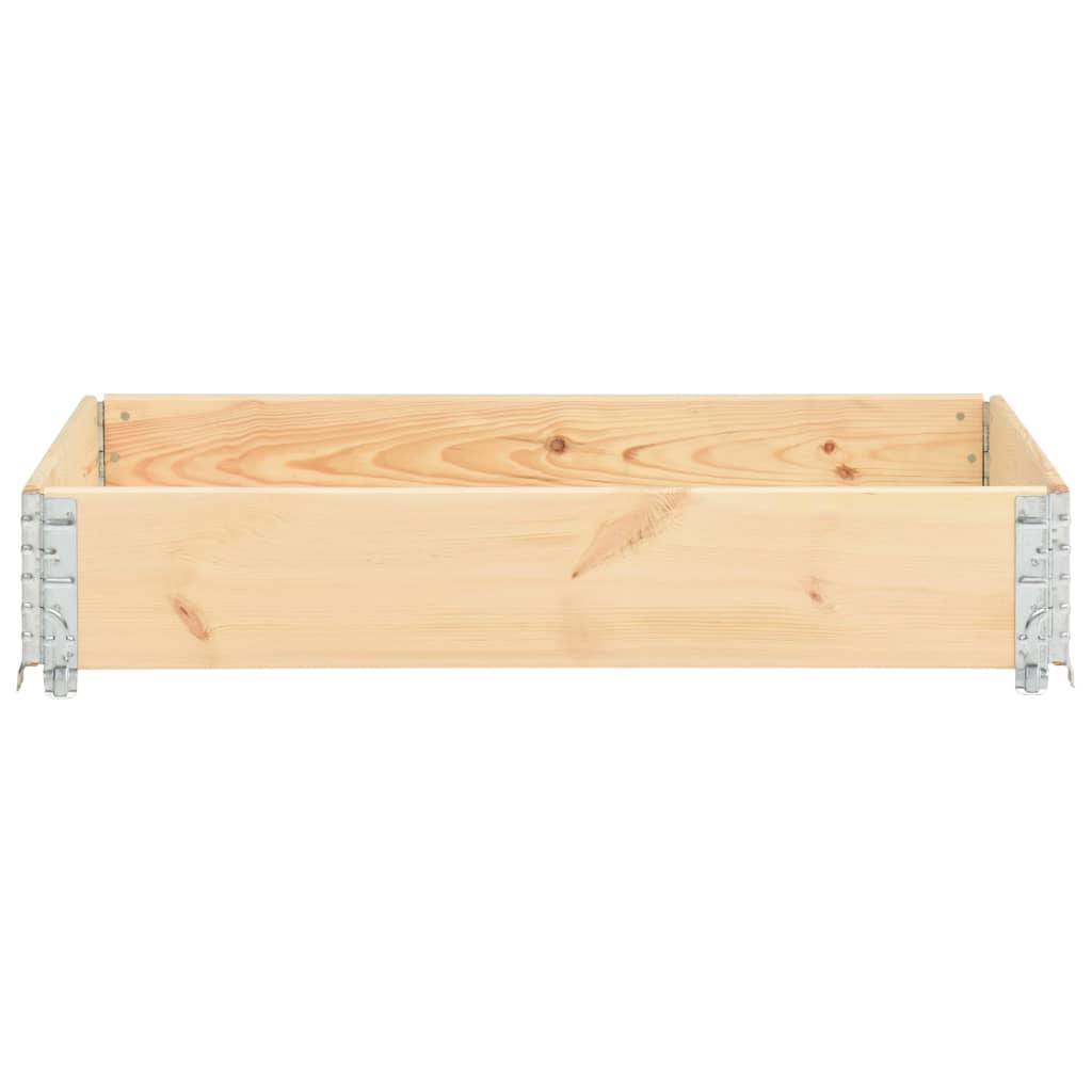 Palletopzetrand Massief Grenenhout 1