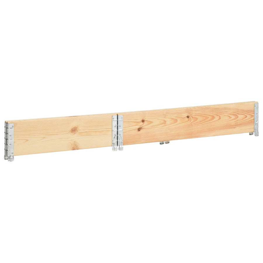 Palletopzetrand Massief Grenenhout 1