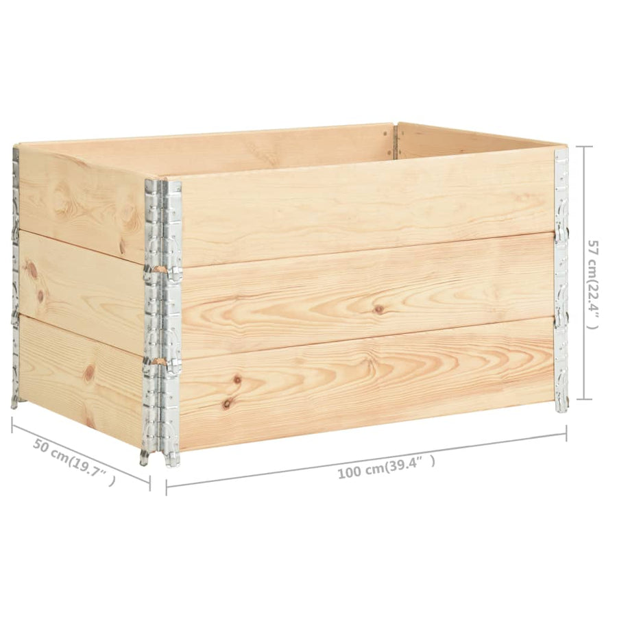 Palletopzetranden Massief Grenenhout 3