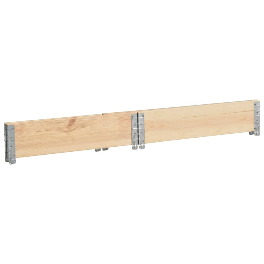 Palletopzetrand Massief Grenenhout 1