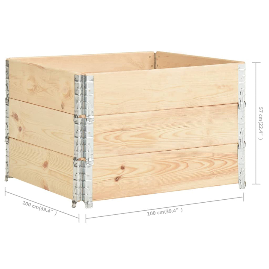 Palletopzetranden Massief Grenenhout 3
