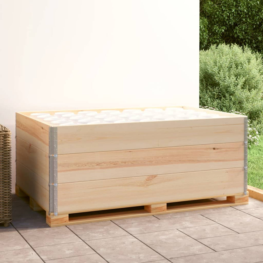 Palletopzetranden Massief Grenenhout 3 100 x 150 cm