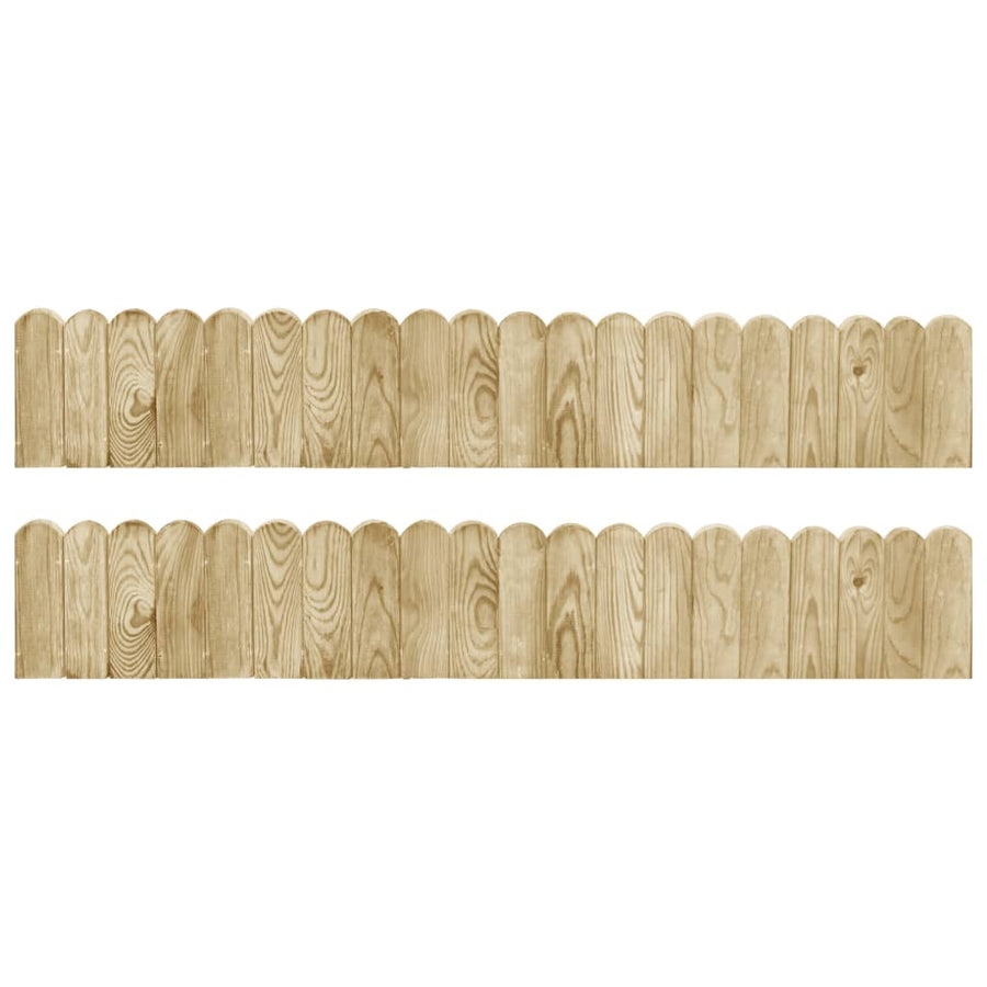 Gazonranden 120 Cm Geïmpregneerd Grenenhout 2