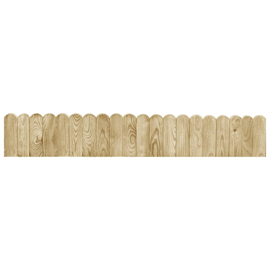 Gazonranden 120 Cm Geïmpregneerd Grenenhout 3