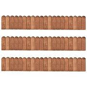 Lawn Edging 3 pcs 120 cm Impregnated Pine
