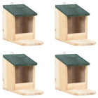Squirrel Houses, 4 pcs, pine wood