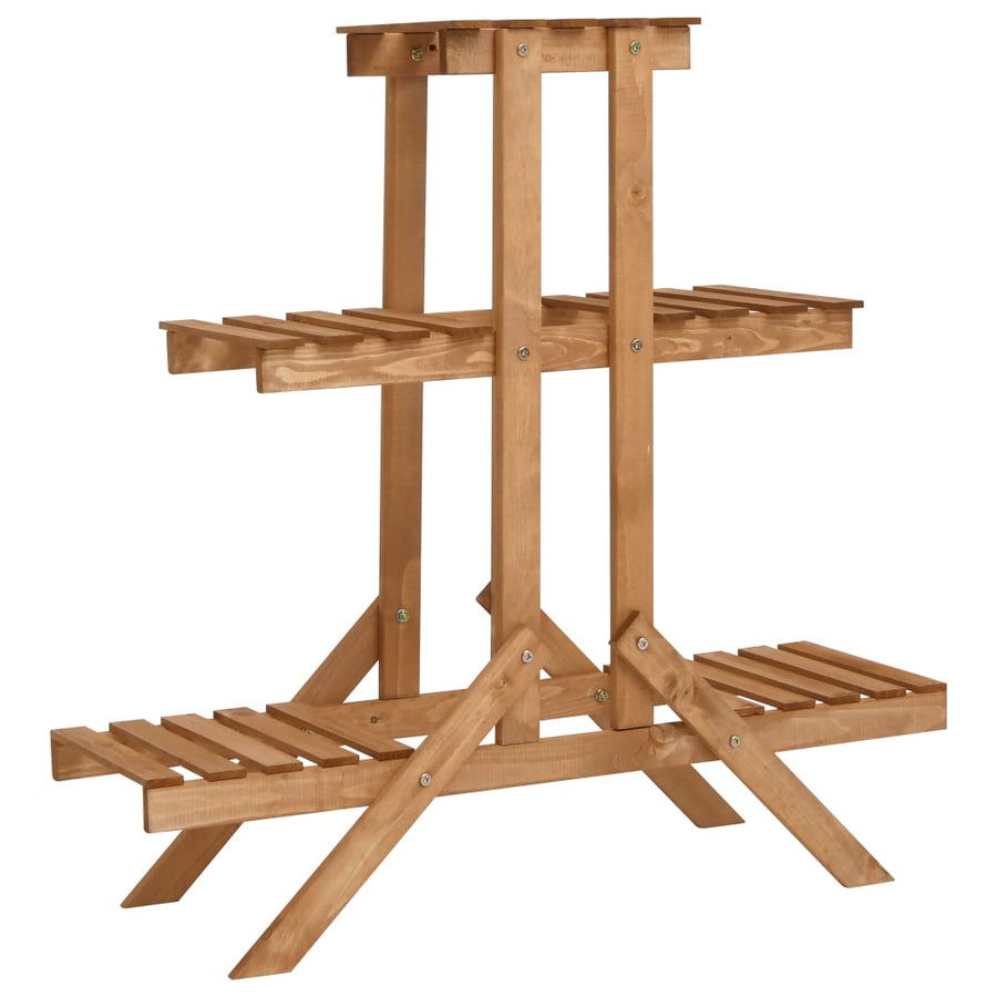 Plantenstandaard Vurenhout 83 x 25 x 83 cm