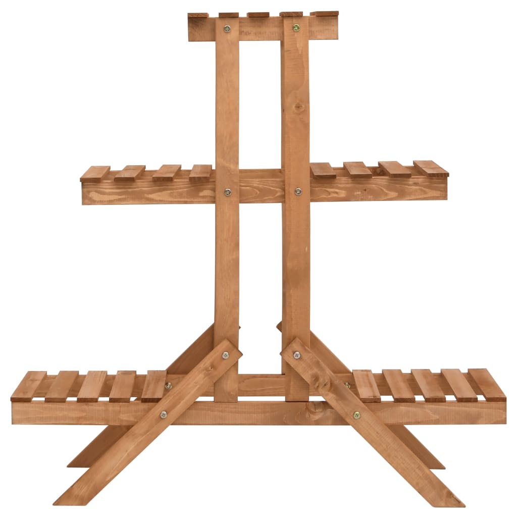 Plantenstandaard Vurenhout 83 x 25 x 83 cm