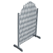 Tuinlatwerk 180x100 cm massief vurenhout grijs