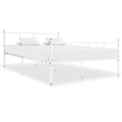 Bedframe Metaal 120 x 200 cm Wit