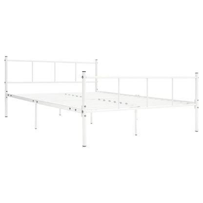 Bedframe Metaal 120 x 200 cm Wit
