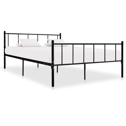 Bedframe Metaal 180 x 200 cm Zwart