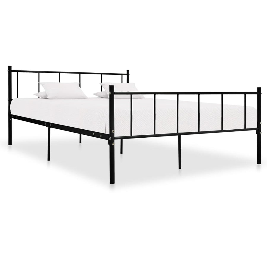 Bedframe Metaal 180 x 200 cm Zwart