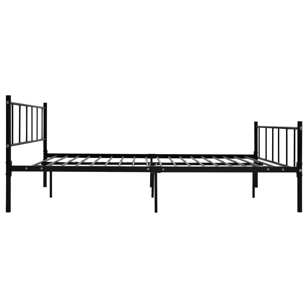 Bedframe Metaal 180 x 200 cm Zwart