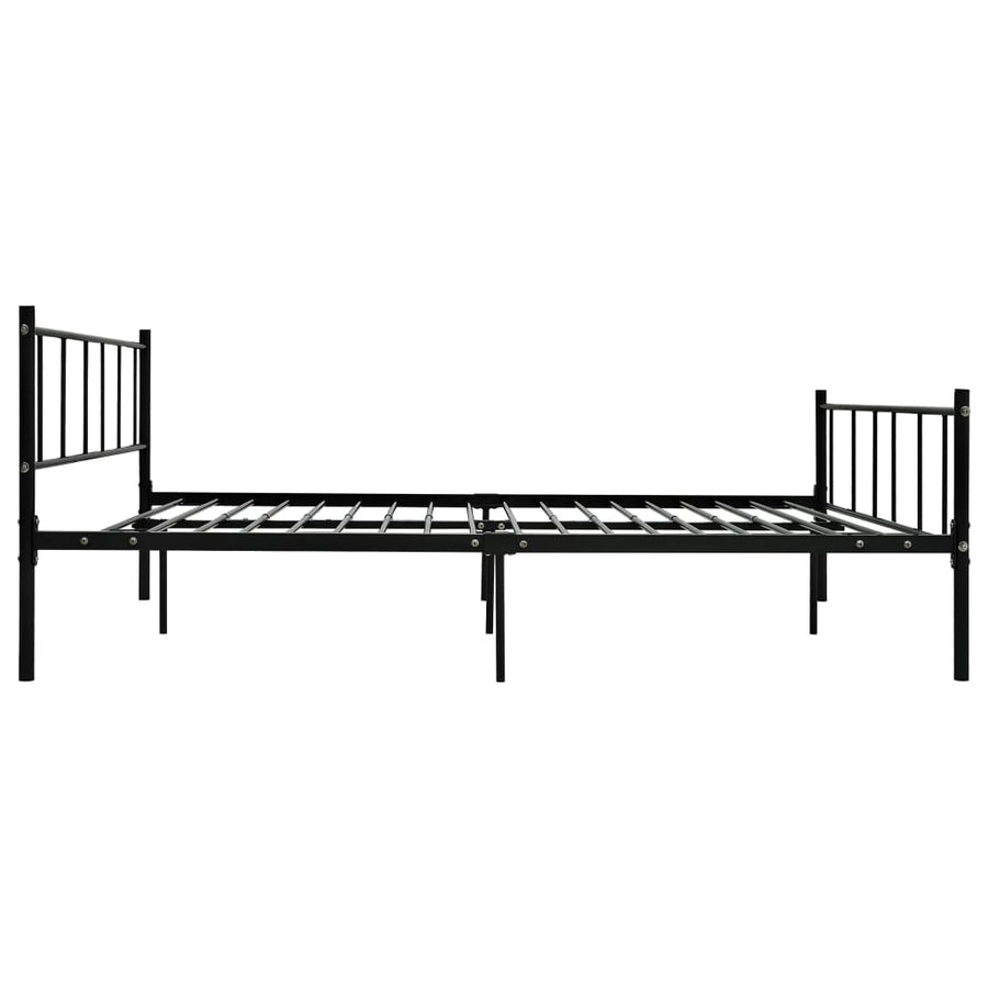 Bedframe Metaal 180 x 200 cm Zwart
