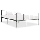 Bedframe Metaal 160 x 200 cm Grijs