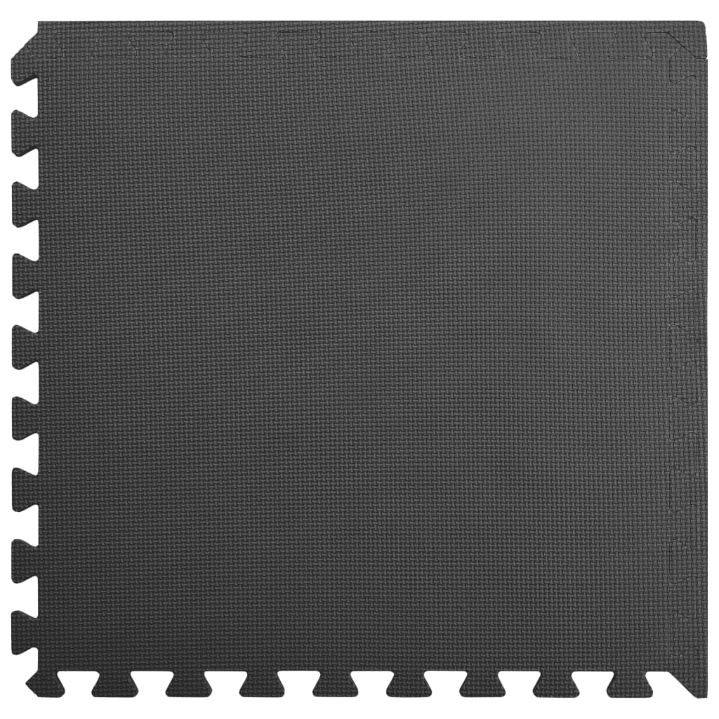Vloermatten 6 St 2,16 ㎡ Eva-Schuim 2.16 m² Zwart