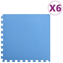 Vloermatten 6 St 2,16 ㎡ Eva-Schuim 2.16 m² Blauw